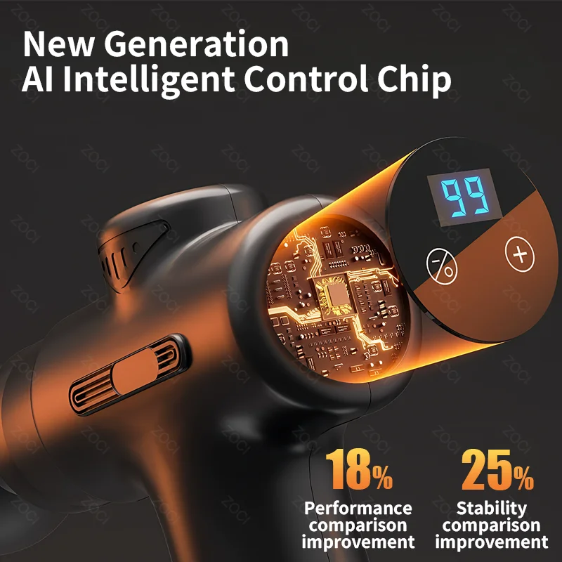 Mini 99 Speed Massage Gun Professional Electric Fascia Gun Portable Powerful Handheld Deep Tissue Muscle Vibrating Massager thumbnail 5