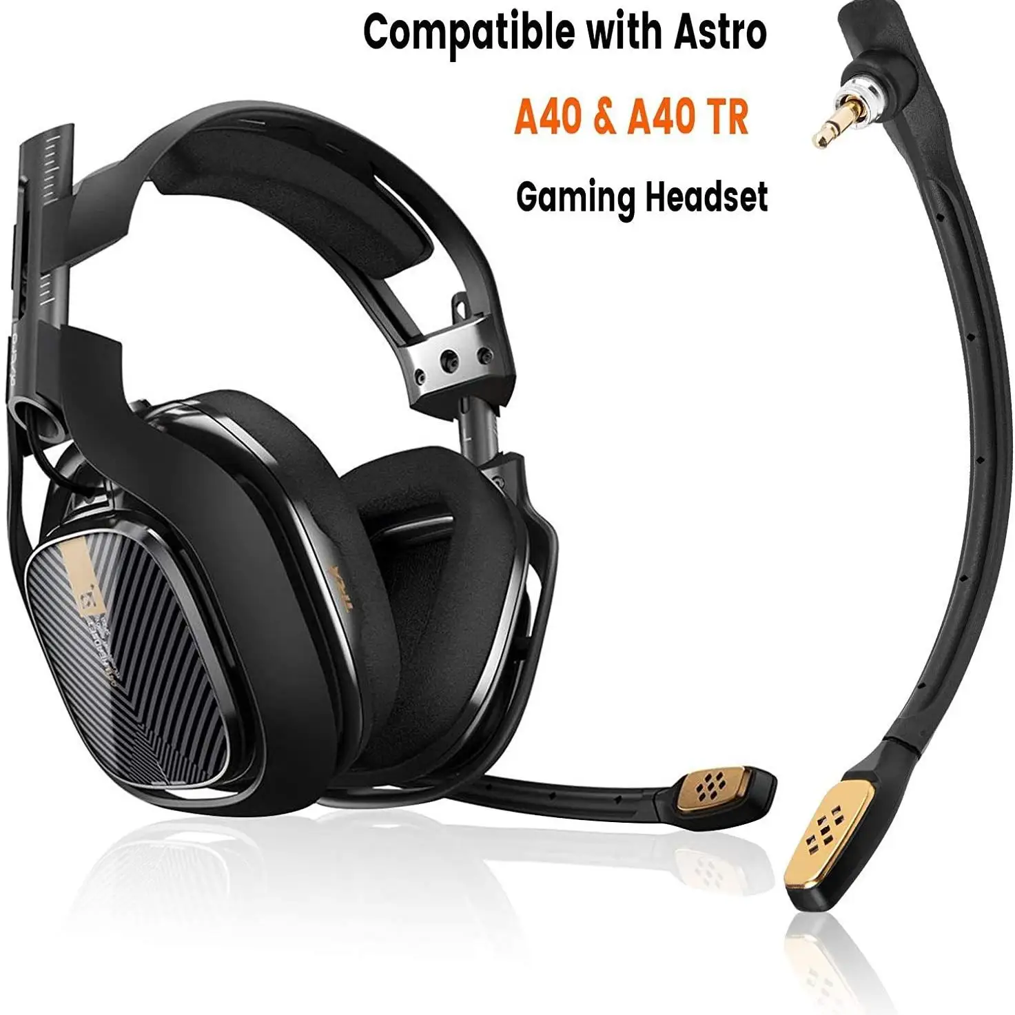 Gaming Headsets Microphone for Logitech ASTRO A40 Headphones Accessories Replacement Microphone Mic Earpads thumbnail 3