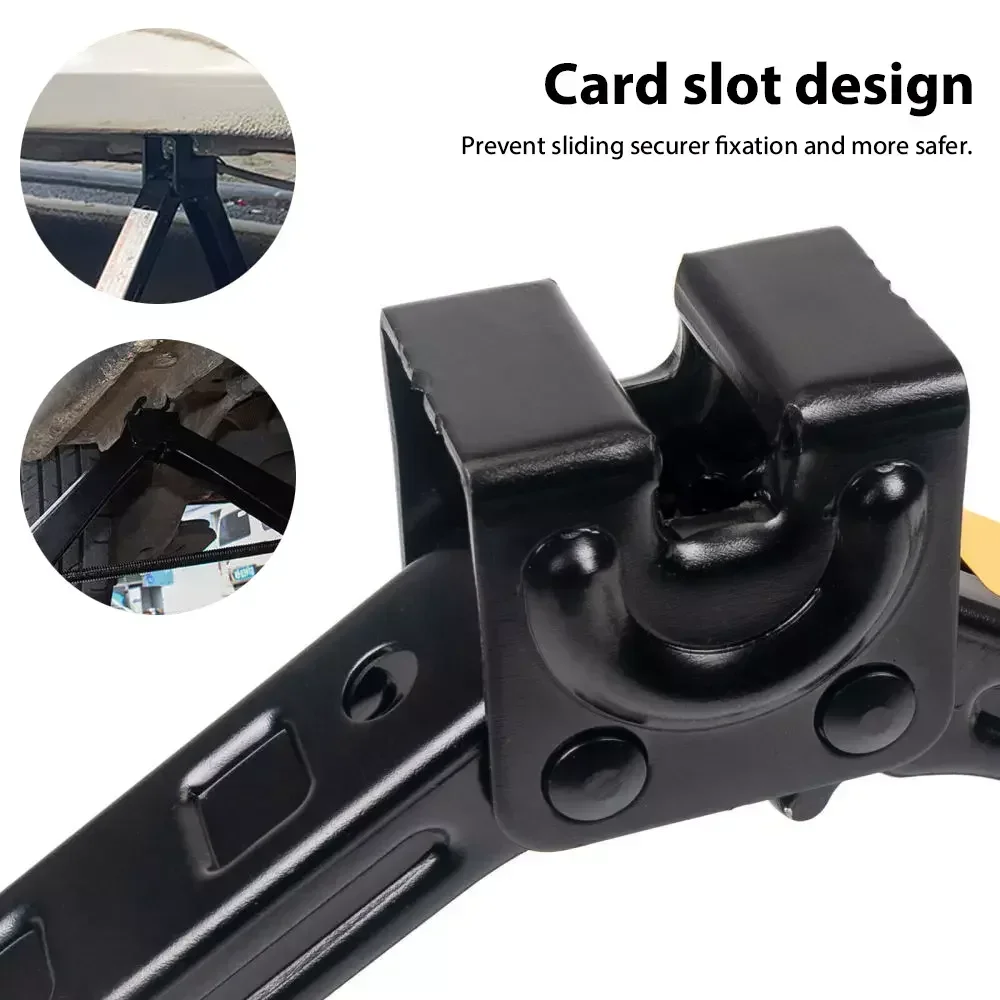 2.5T 1.5T car jacks 2 in 1 Manual Lift Jack Car Repair Tool Lifting Tool with Labor-saving Ratchet Wrench Foldable Jack for Car thumbnail 4