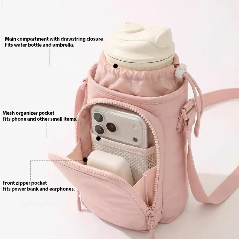 Mobile Phone Bag New Crossbody Shoulder Water Bottle Bag Waterproof Yoga Bag Running Sports Outdoor Portable Bag thumbnail 5
