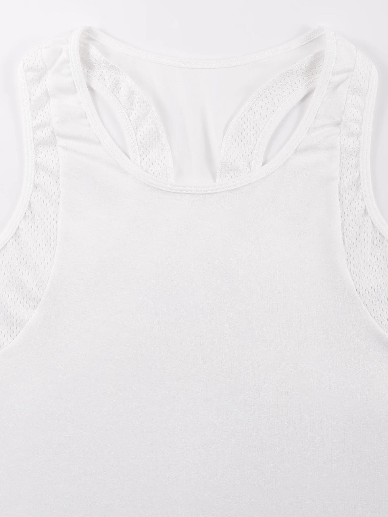 2PCS Solid Color Running Sport Vest Summer Breathable Singlet Mesh Fitness Sleeveless Clothes Loose GYM Fashion Womens Tank Tops thumbnail 3