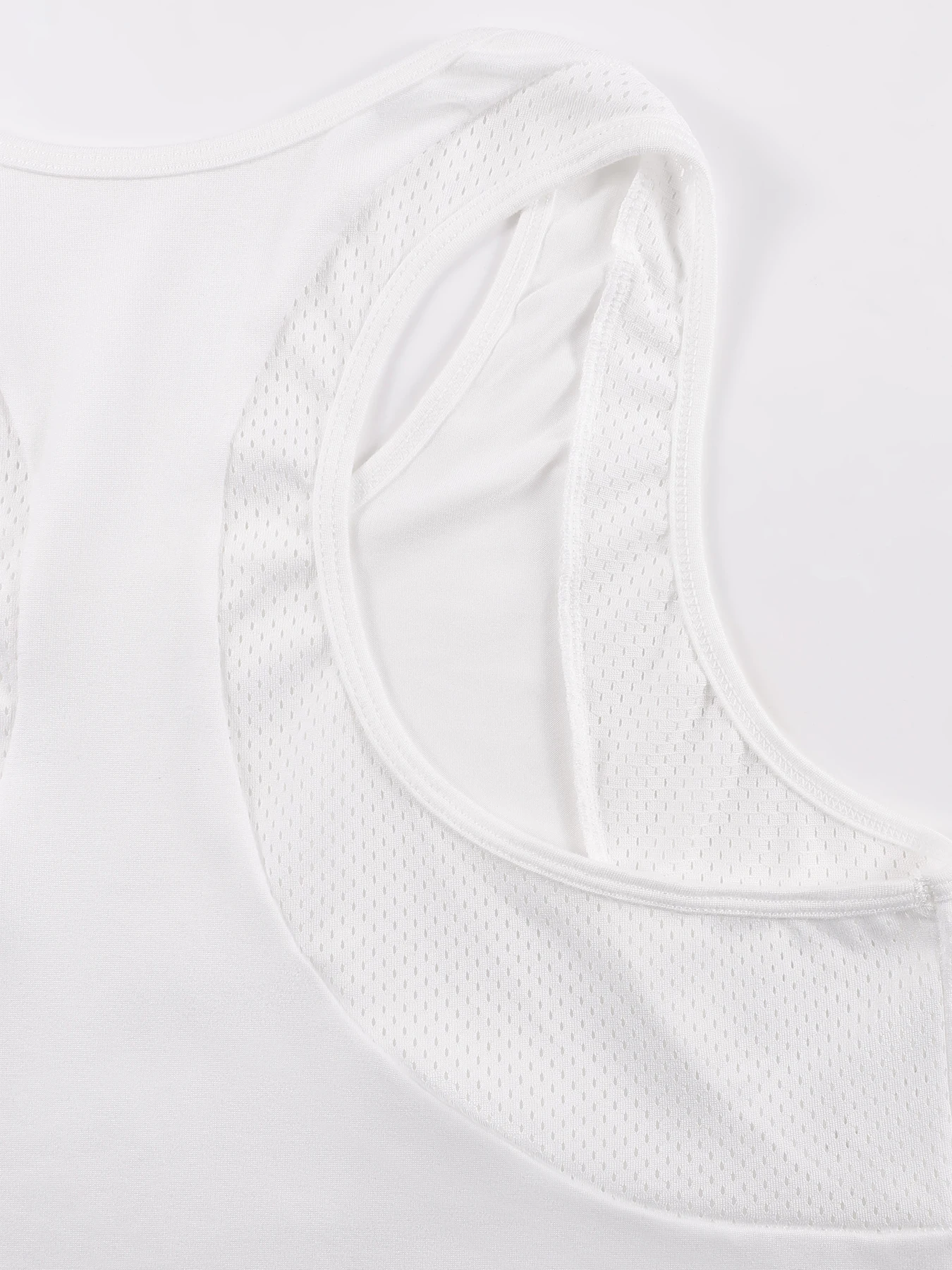 2PCS Solid Color Running Sport Vest Summer Breathable Singlet Mesh Fitness Sleeveless Clothes Loose GYM Fashion Womens Tank Tops thumbnail 4