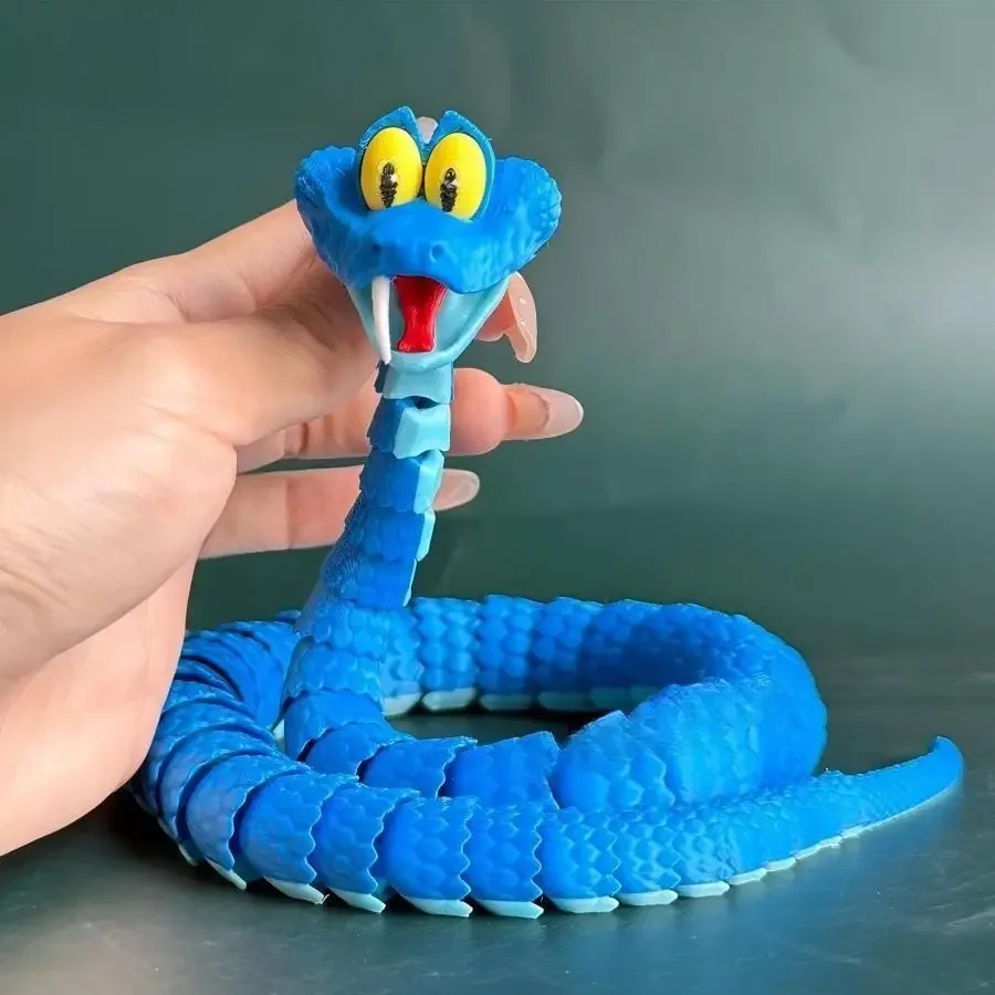 New Gary Snake: Disney Zootopia 2 Articulated Simulation Toy Snake, 3d Printed Snake Gary Model Stress Relief Toys Child Gift thumbnail 2