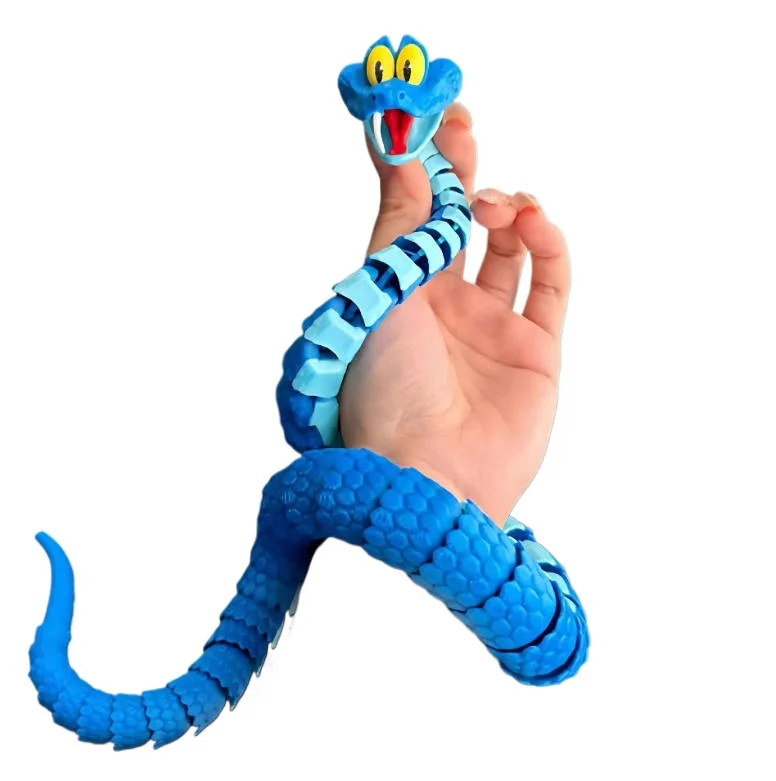 New Gary Snake: Disney Zootopia 2 Articulated Simulation Toy Snake, 3d Printed Snake Gary Model Stress Relief Toys Child Gift thumbnail 3
