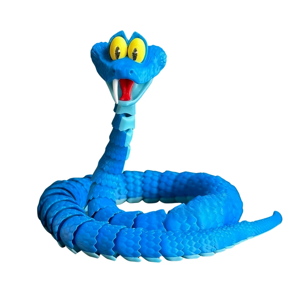 New Gary Snake: Disney Zootopia 2 Articulated Simulation Toy Snake, 3d Printed Snake Gary Model Stress Relief Toys Child Gift thumbnail 5