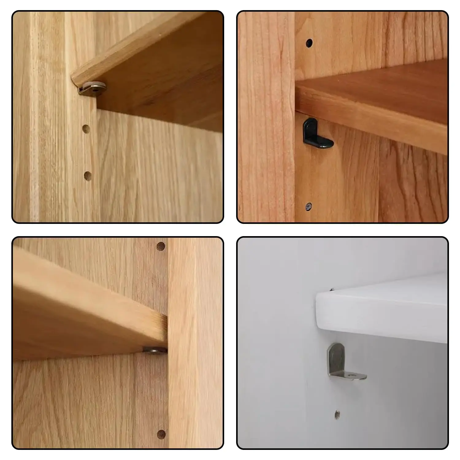 10/20Pcs Shelf Brackets Support Studs Pegs 5mm Metal Pin Shelves Seperator Furniture Shelf Wall Mount Bracket Holder For Cabinet thumbnail 6