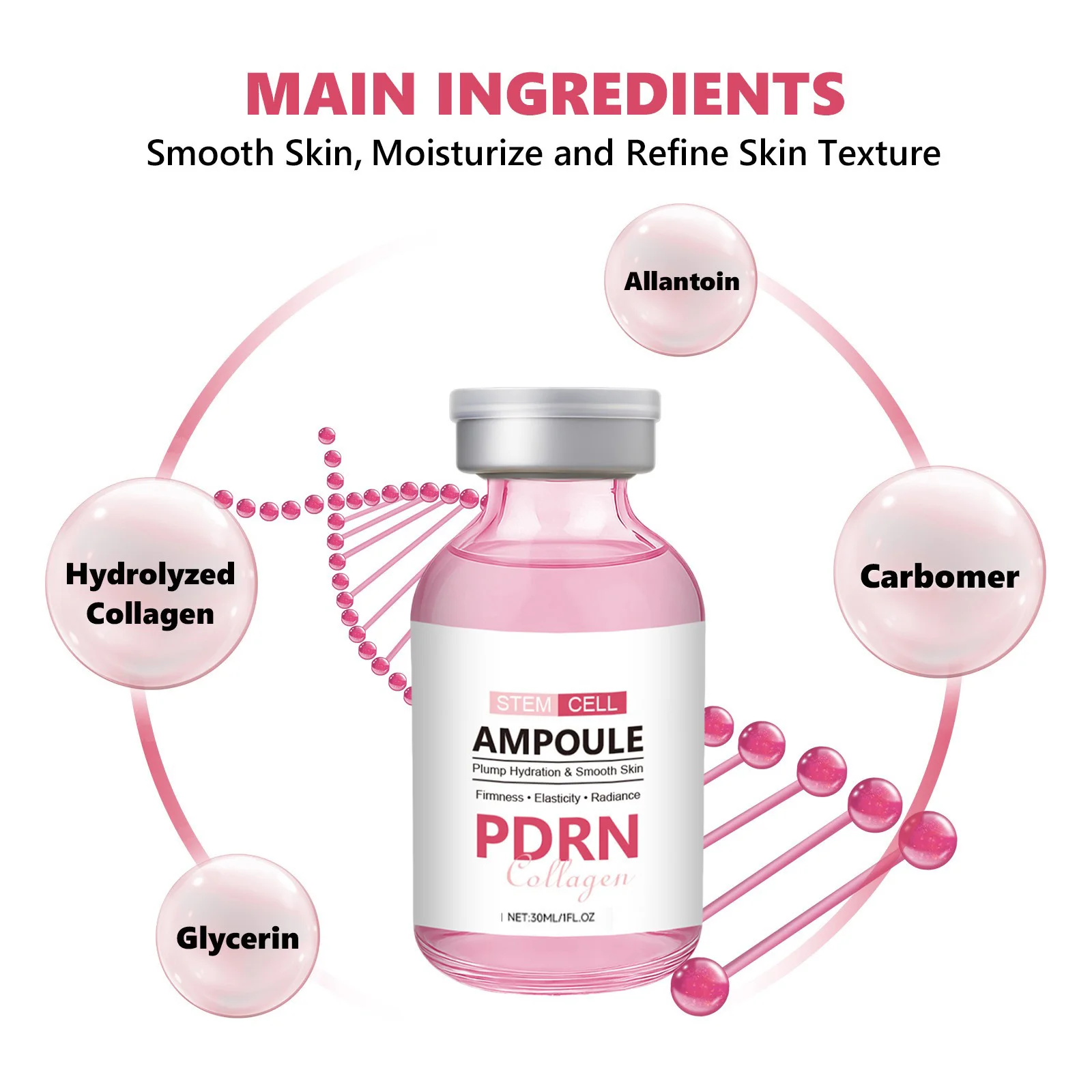 Premium Peptide Lifting Serum | Intensive Firming Ampoule With Collagen Anti-Aging & Skin Tightening thumbnail 3