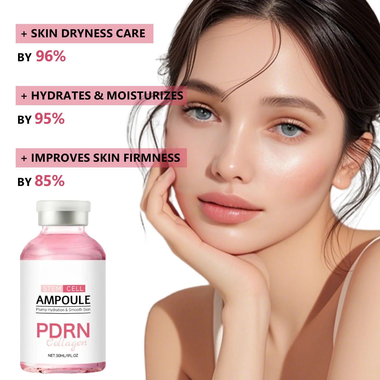 Premium Peptide Lifting Serum | Intensive Firming Ampoule With Collagen Anti-Aging & Skin Tightening thumbnail 4