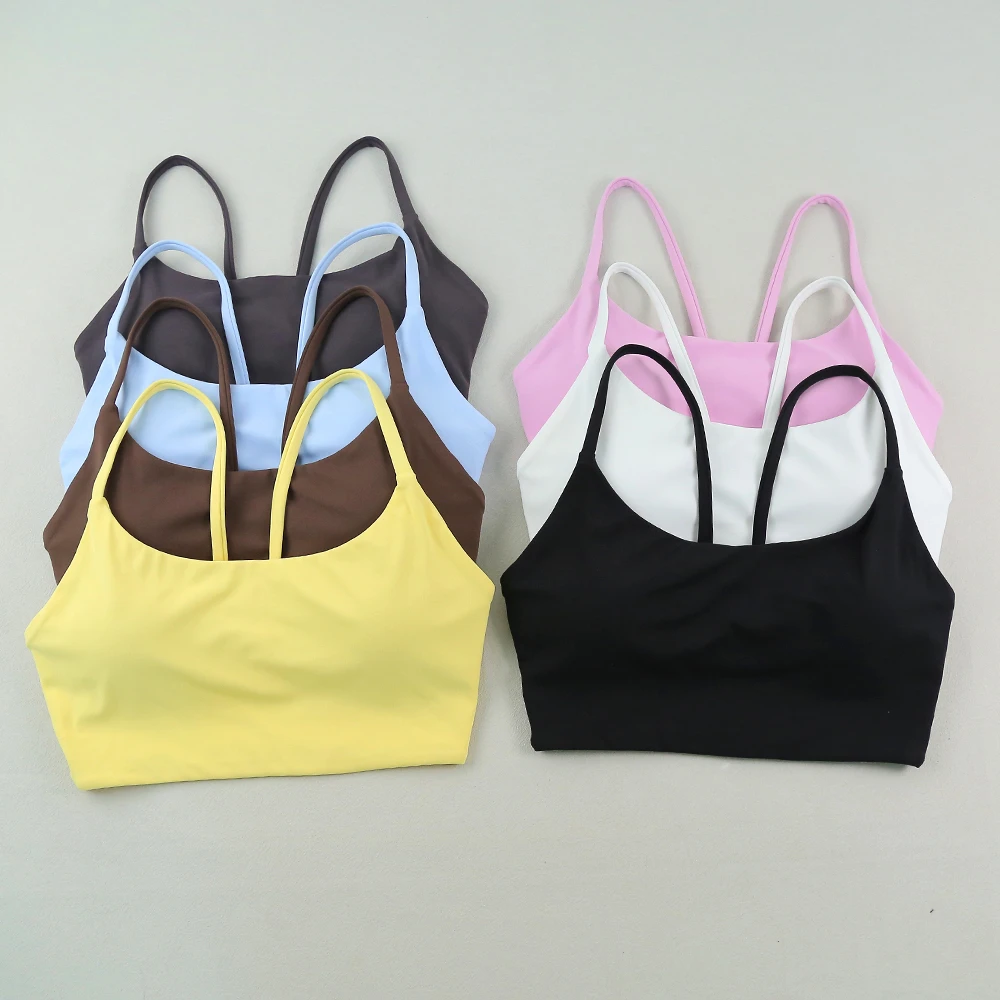 Women's New Style Close-Fitting Yoga Bra Breathable Comfortable Short Sports Fitness Bra thumbnail 2