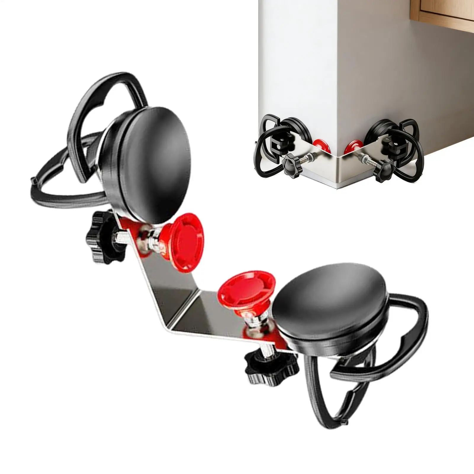 90 Degree Floor Gap Fixer Tool 2/4 Suction Cup Corner splicing leveler Tile and glass fixing suction cup Tile Leveler tools thumbnail 2