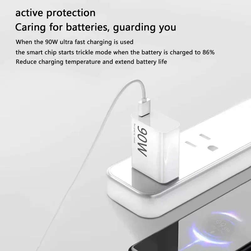 90W Charger Turbo Charge Cargador Adapter for Xiaomi 15 Ultra 15 14 Poco X7 Pro F7 Pro F7 F6 for Redmi Note 14 Pro+ Pad thumbnail 4