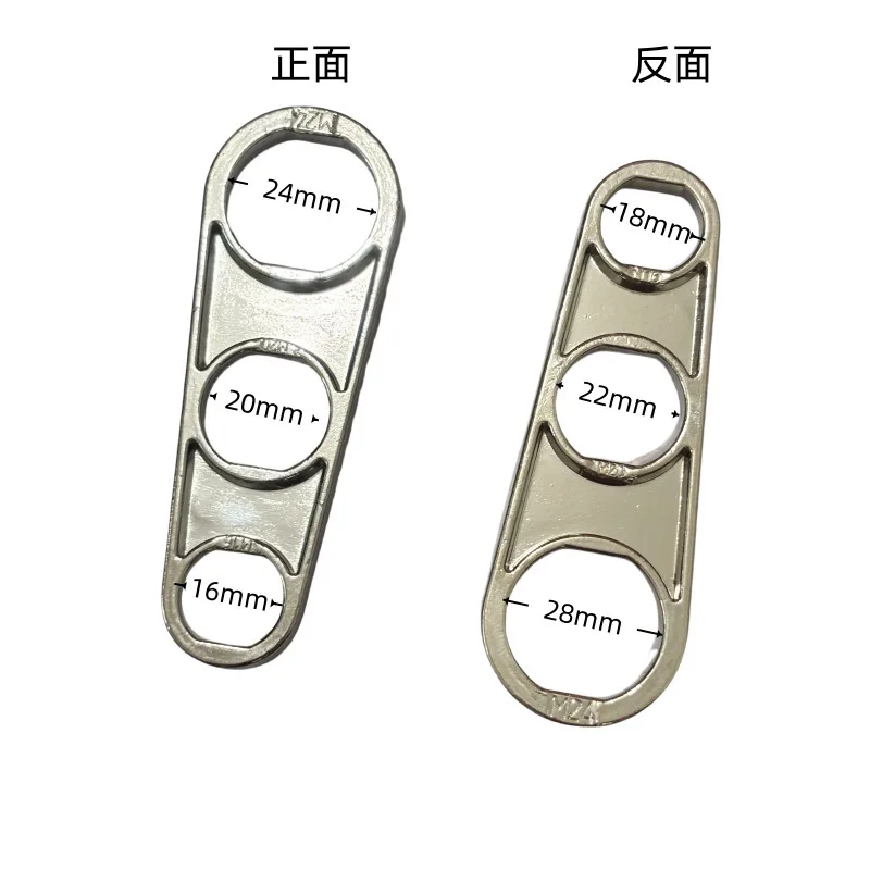 2 In 1 Faucet Aerator Wrench Water Flows Adjusting Faucet Bubbler Wrench Plumber Home Bathrooms Faucets Maintaining Tools thumbnail 5