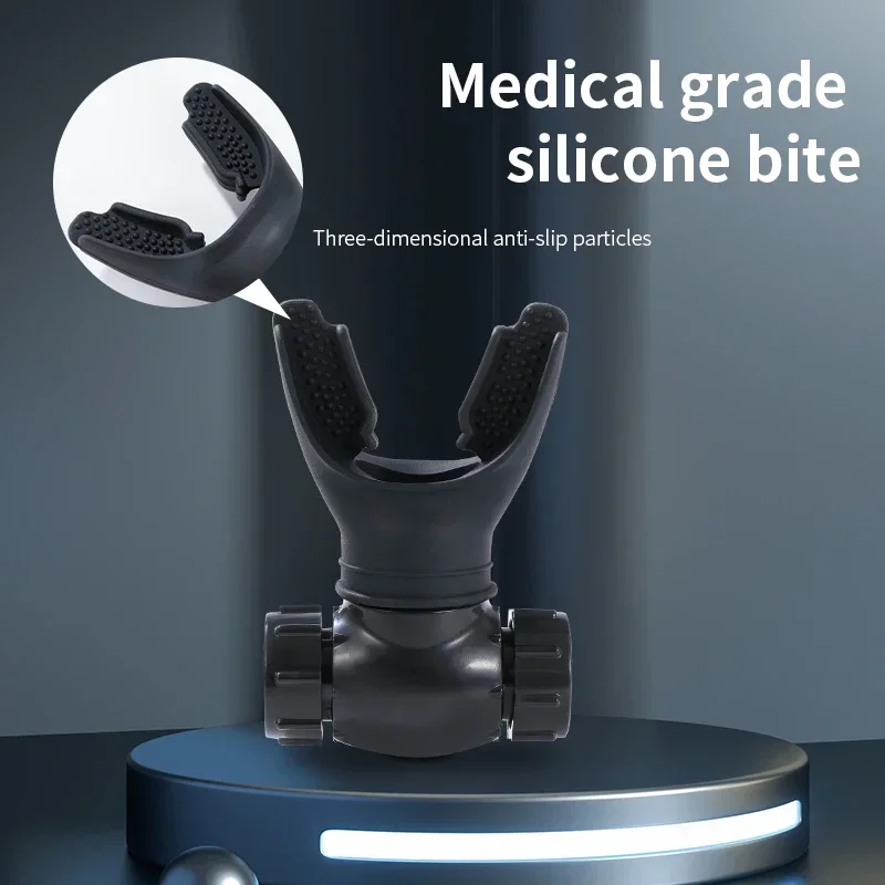 Silicone Breathing Fitness Exercise Equipment Portable Throat Adjustable Resistance Breathing Exercise Device thumbnail 6