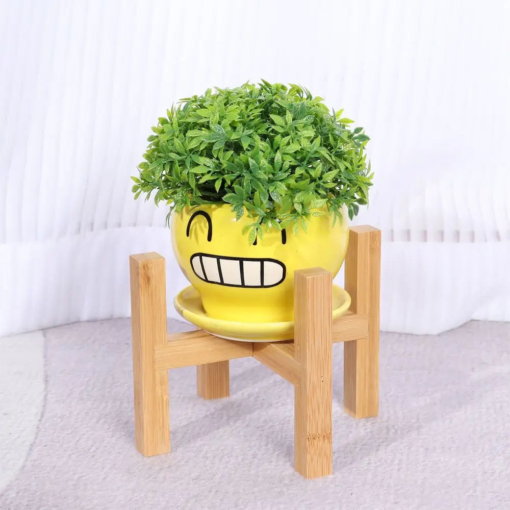 Flower Pot Base Indoor Outdoor Home Decoration Tray Floor-Standing Bonsai Display Stand Wood Flowerpot Holder Garden Supplies thumbnail 5