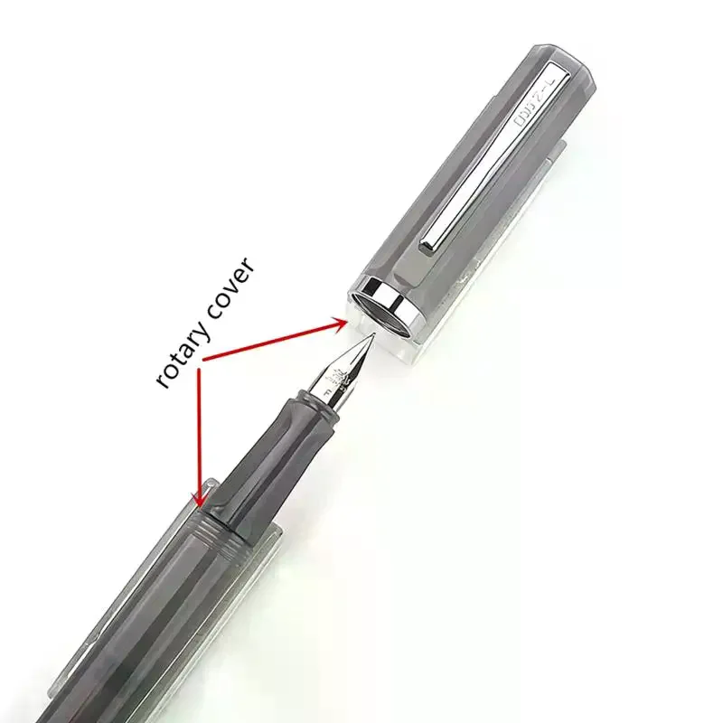 58D Fountain Pen 6 Colors F EF Nib Ink Pen Writing Calligraphy Pen School Office Supplies Stationery PK MAJOHN HONGDIAN