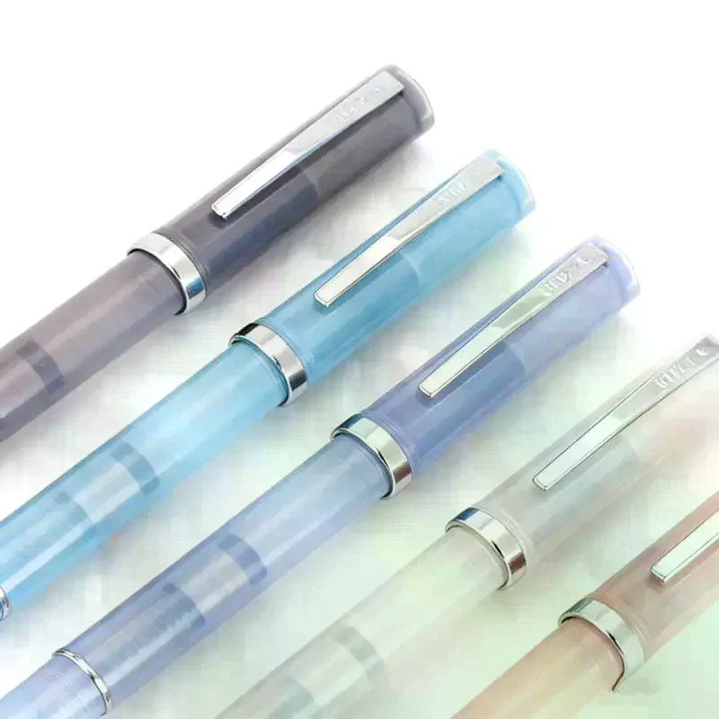 58D Fountain Pen 6 Colors F EF Nib Ink Pen Writing Calligraphy Pen School Office Supplies Stationery PK MAJOHN HONGDIAN thumbnail 2