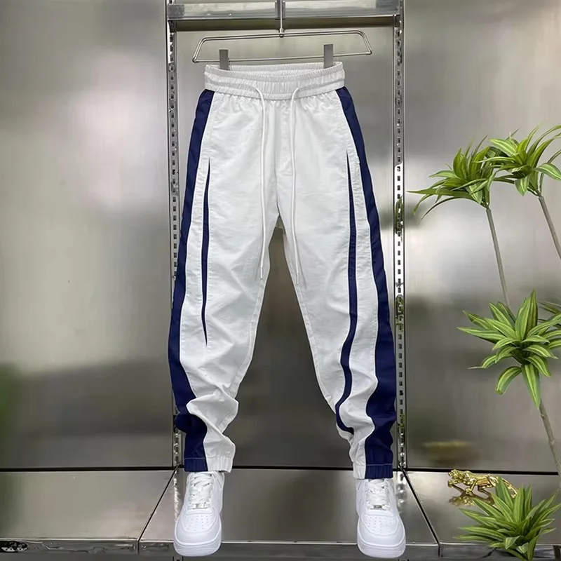 2026 Spring Men's Pants Korean Fashion Men Clothing Sweatpants and Joggers Pants Casual Streetwear Male Trousers Elastic Waist thumbnail 6
