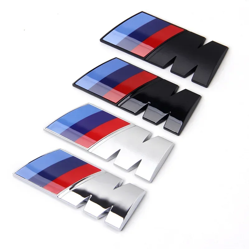 NEW Car Fender Side Emblem Rear Trunk Badge M Logo Sticker For BMW M M3 M5 M6 X3 E46 E90 F30 G20 E36 E34 G30 Accessories thumbnail 2
