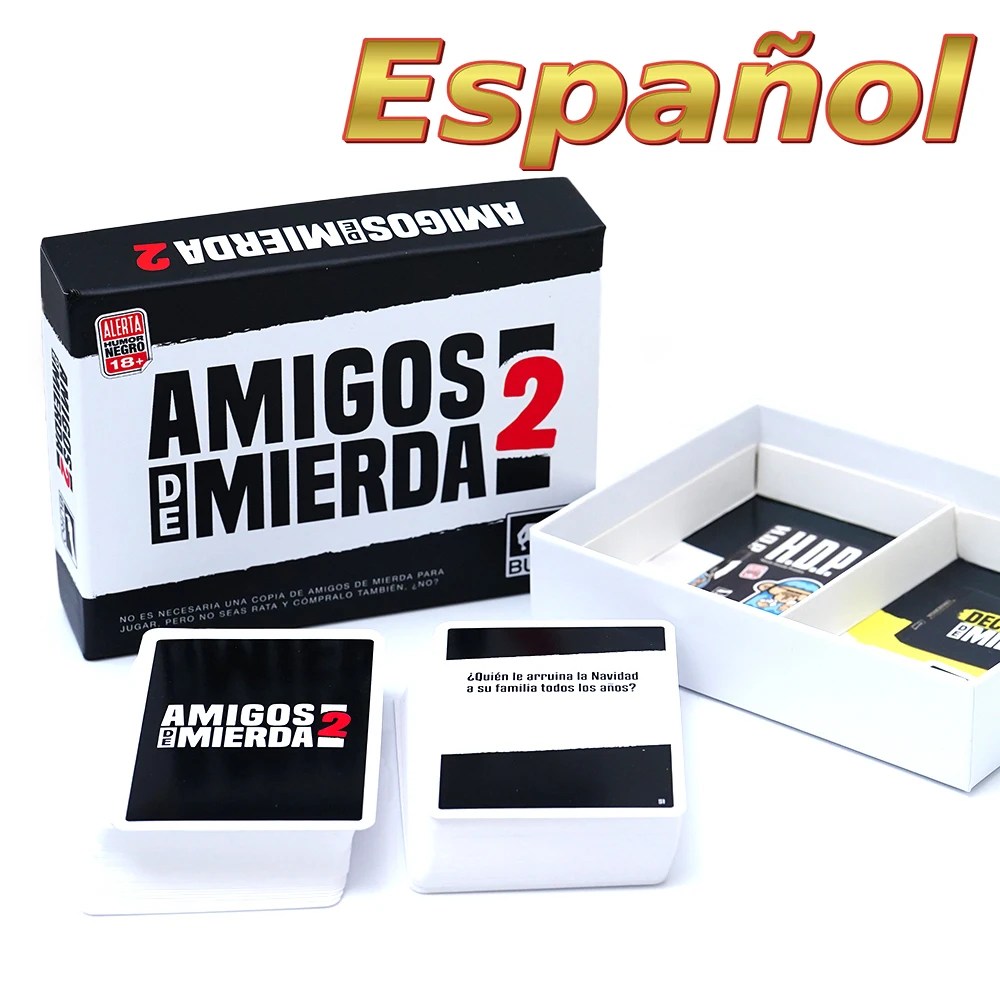 Spanish Card Game Party Friends The Imposter El Tonto del Pueblo Black Stories Unanimous Strategy Board Games Mision Secreta thumbnail 6
