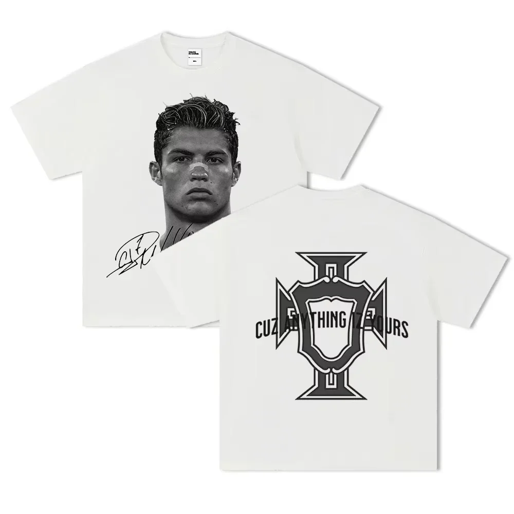 Neymar American Football Star Print Short-sleeved T-shirt Women Clothing Athleisure Print Fashion Tee Aesthetic Clothes