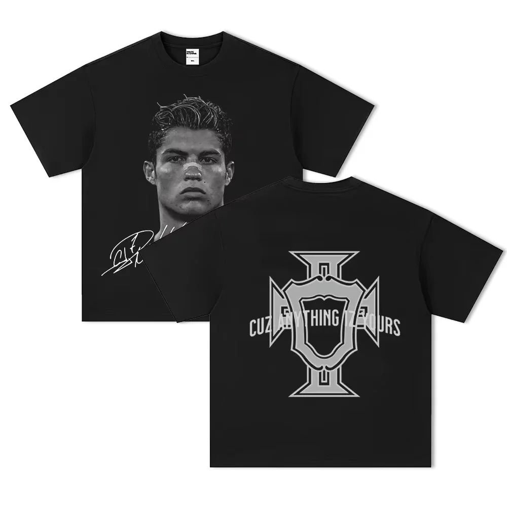 Neymar American Football Star Print Short-sleeved T-shirt Women Clothing Athleisure Print Fashion Tee Aesthetic Clothes thumbnail 2