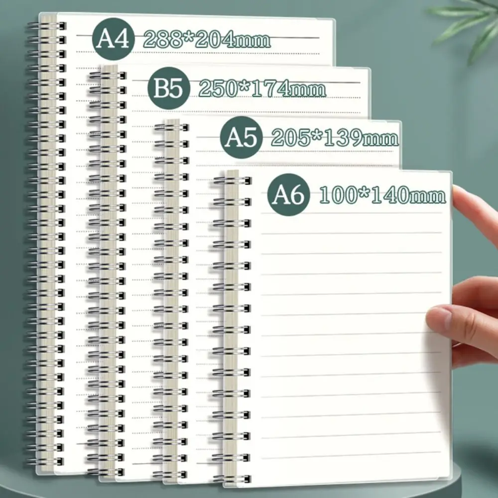 A4/A5/A6/B5 Coil Notebook Grids/Blank/Horizontal Line Flip Over Design Sketchbook Spiral Notepad School Office Supplies thumbnail 6