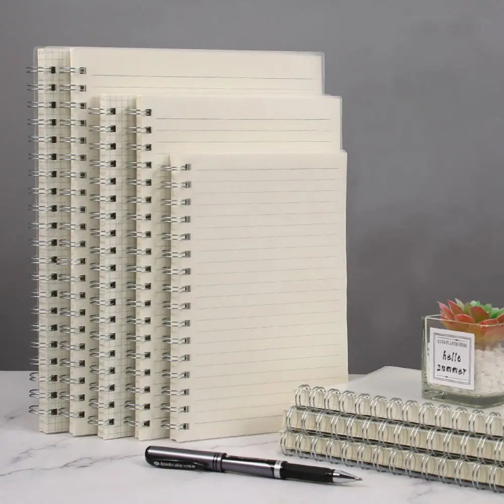 A4/A5/A6/B5 Coil Notebook Grids/Blank/Horizontal Line Flip Over Design Sketchbook Spiral Notepad School Office Supplies thumbnail 3