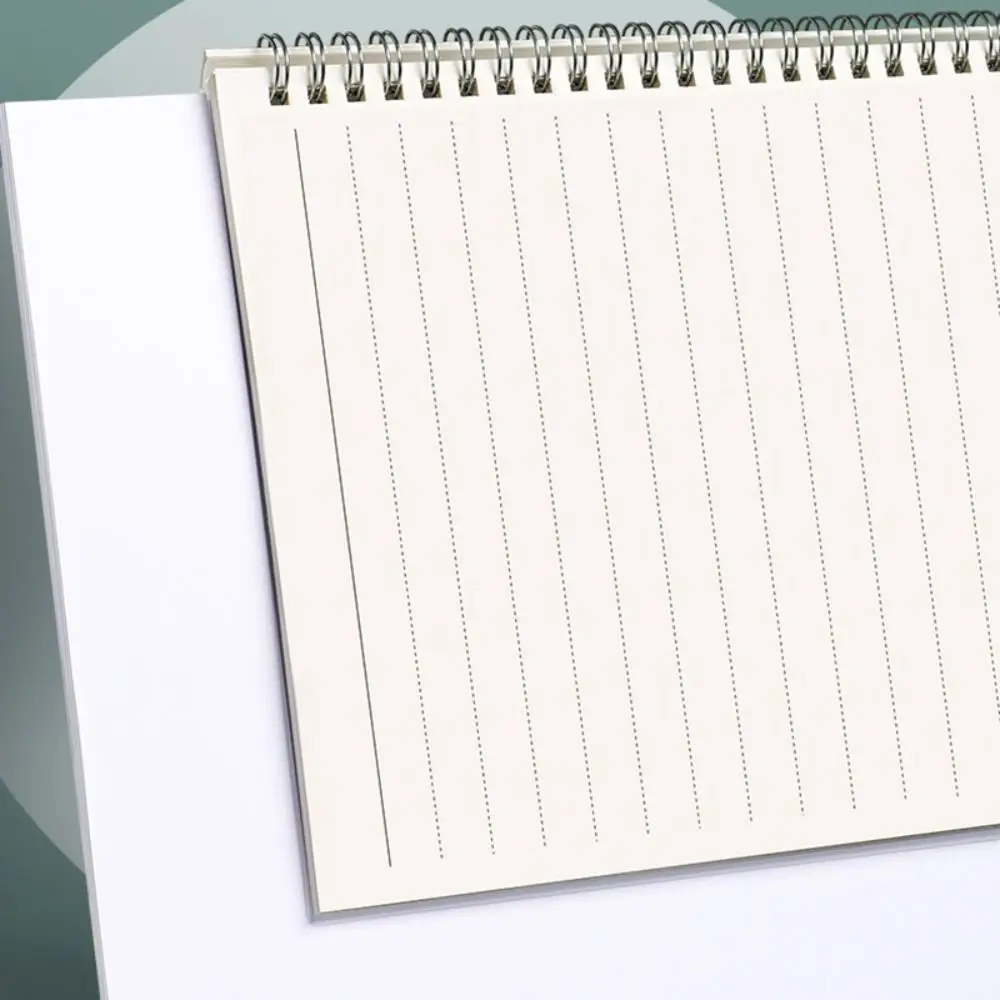 A4/A5/A6/B5 Coil Notebook Grids/Blank/Horizontal Line Flip Over Design Sketchbook Spiral Notepad School Office Supplies thumbnail 4