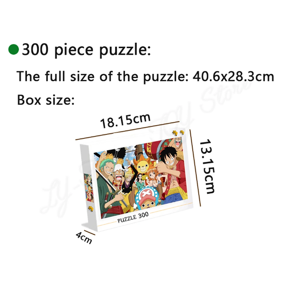 Jigsaw Puzzle One Piece Luffy 1000 Pieces Puzzle Game Assembling Puzzles for Adults Puzzle Toys Kids Children Home Games Toys thumbnail 3