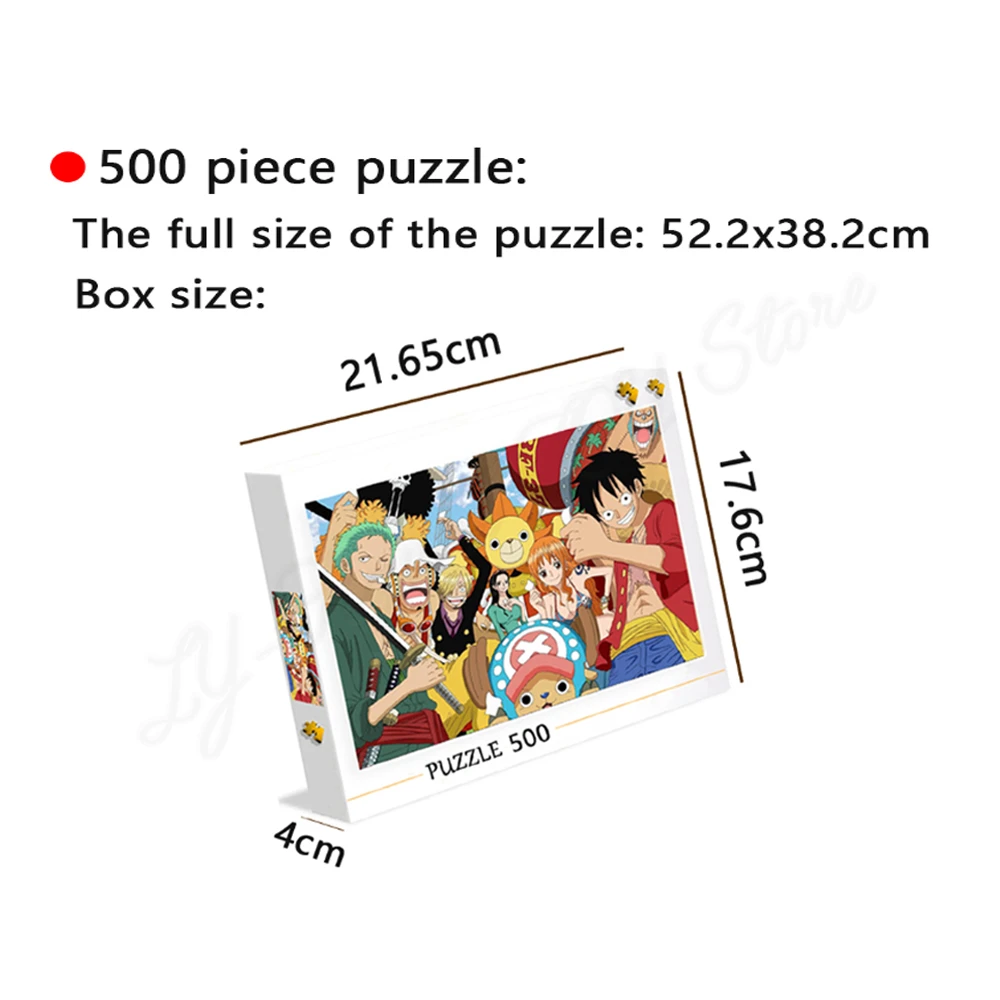 Jigsaw Puzzle One Piece Luffy 1000 Pieces Puzzle Game Assembling Puzzles for Adults Puzzle Toys Kids Children Home Games Toys thumbnail 4