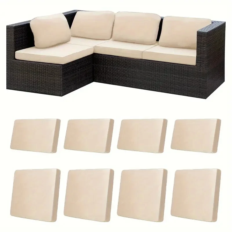 outdoor sofa cushion cover,with a zipper,wear-resistant and sun resistant,outdoor furniture protective cover (excluding cushion)