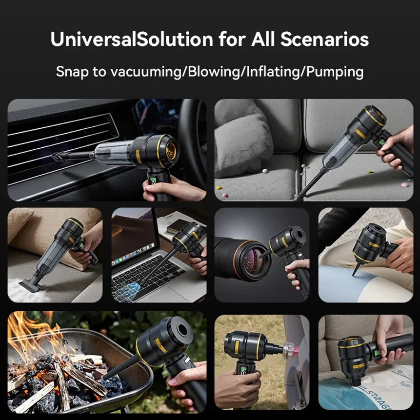 Car Vacuum LEDlamp Cleaner Powerful Mini 98000PA Cordless Portable Vacuum Cleaner for Home Appliance Handheld Blower Car Cleaner thumbnail 4