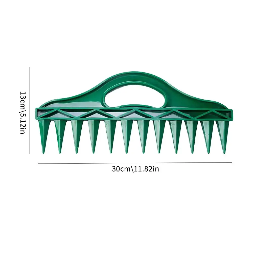 12-Holes Handheld Seeder Tool Garden Planting Template With Hole Dibber Efficient Soil Digger For Vegetable Flower Seeding thumbnail 6