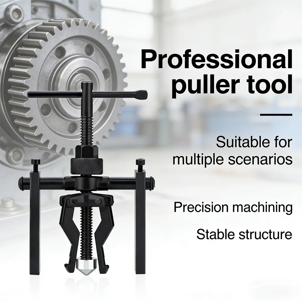 Bearing Puller Tool Three-claw Puller Car Repair Tool Labor-saving Car Separation Extractor Inner Bearing Puller Gear for Car thumbnail 2
