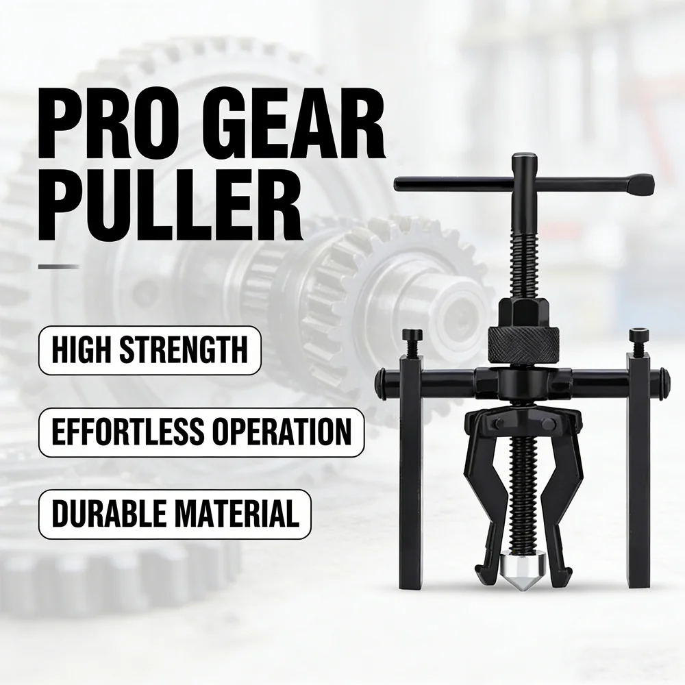 Bearing Puller Tool Three-claw Puller Car Repair Tool Labor-saving Car Separation Extractor Inner Bearing Puller Gear for Car thumbnail 3