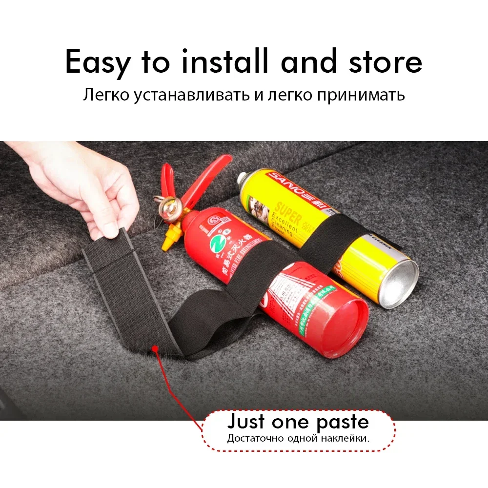 Car Trunk Organizer Black Magic Tapes Car Accessries Fixing Belt Storage Bag Tapes Fixed Auto Interior Storage and Organization thumbnail 5