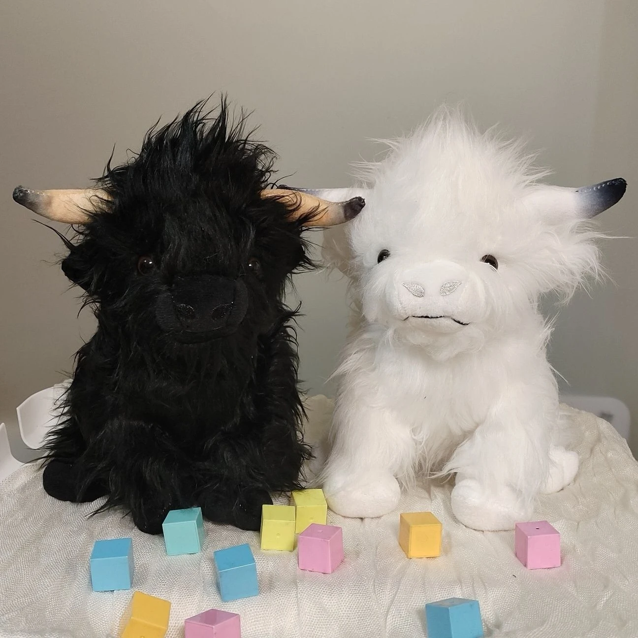 Highland Cow Plush Toy Funny Joy Realistic Stuffed Animal with Long Fluffy Hair Soft Cuddly for Kids Children & Boys Gift thumbnail 4