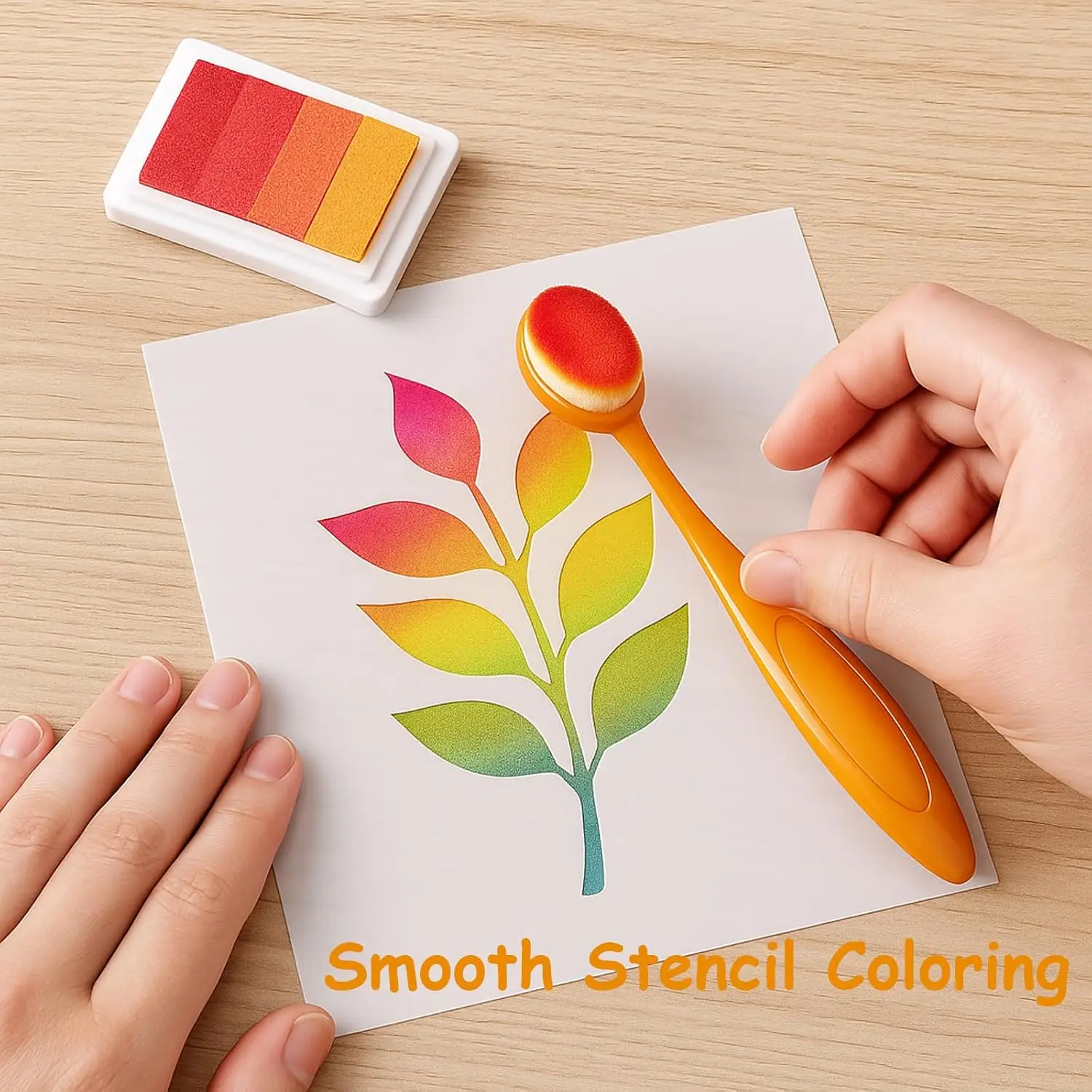 Colored Mini Ink Blending Brushes Blenders,Small Ink Blending Tool Card Making,Craft Broad Application Assortment Paper Crafts thumbnail 6