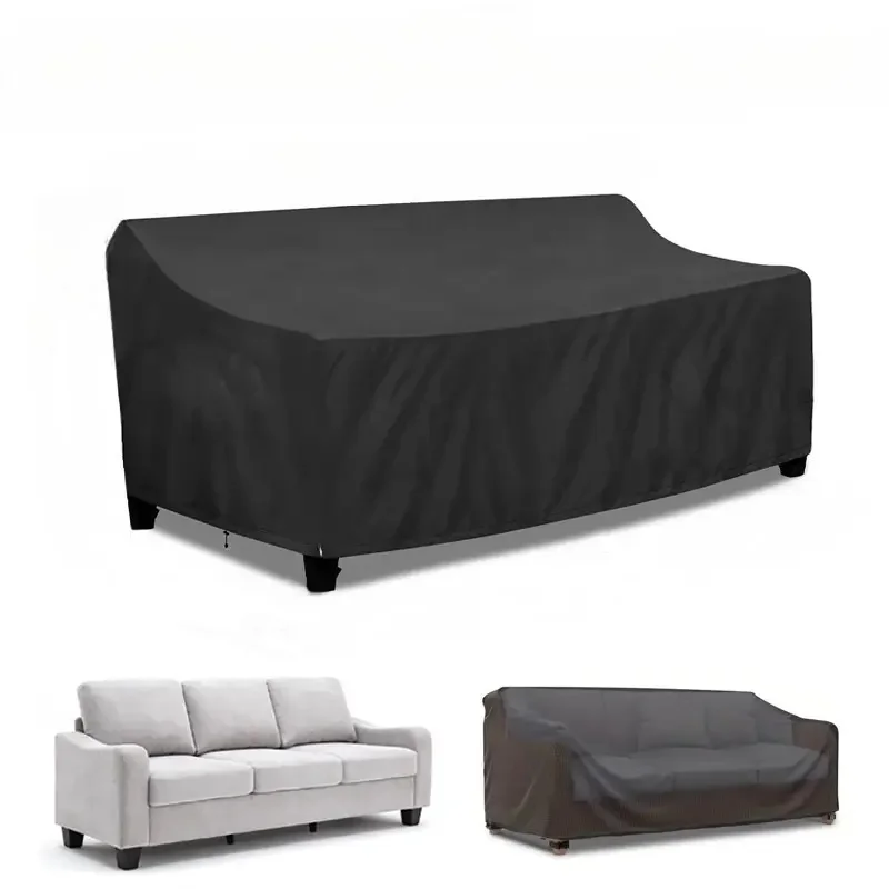 Outdoor Sofa Cover for Two-seater and Three-seater Sofas -  Adjustable Buckles and Drawstrings, Suitable for Gardens, Decks thumbnail 5