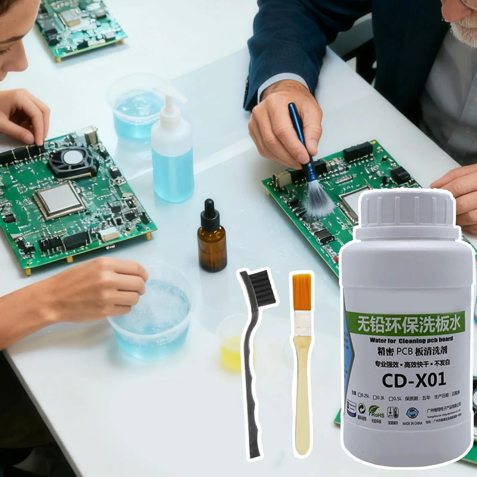 100ml /250ML PCB Motherboard Cleaner Liquid Multifunctional Effective Electronics Cleaning Agent Contact Cleaner Fast Drying ﻿ thumbnail 5