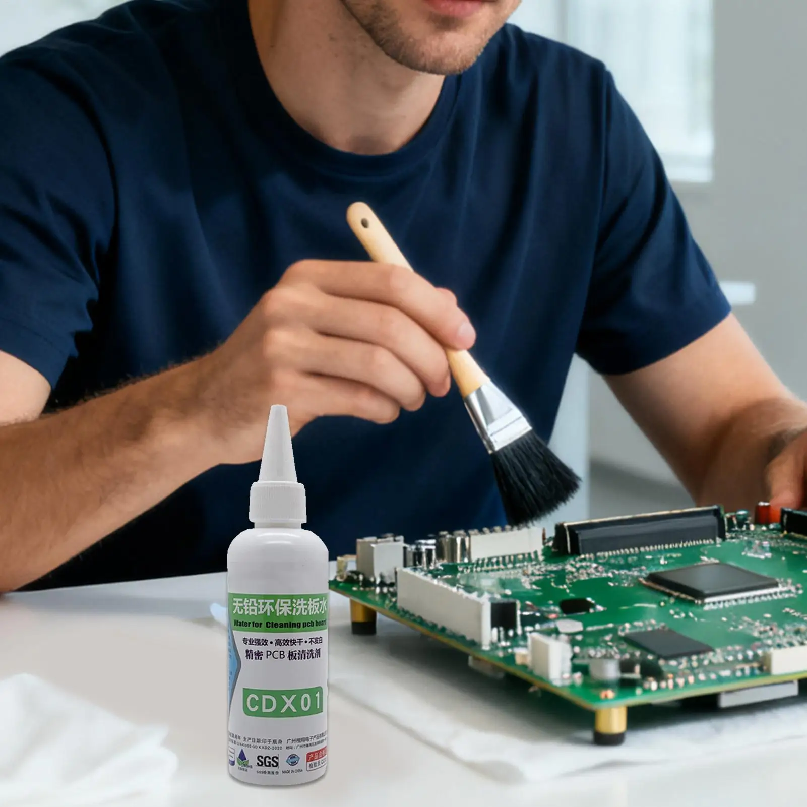 100ml /250ML PCB Motherboard Cleaner Liquid Multifunctional Effective Electronics Cleaning Agent Contact Cleaner Fast Drying ﻿ thumbnail 3