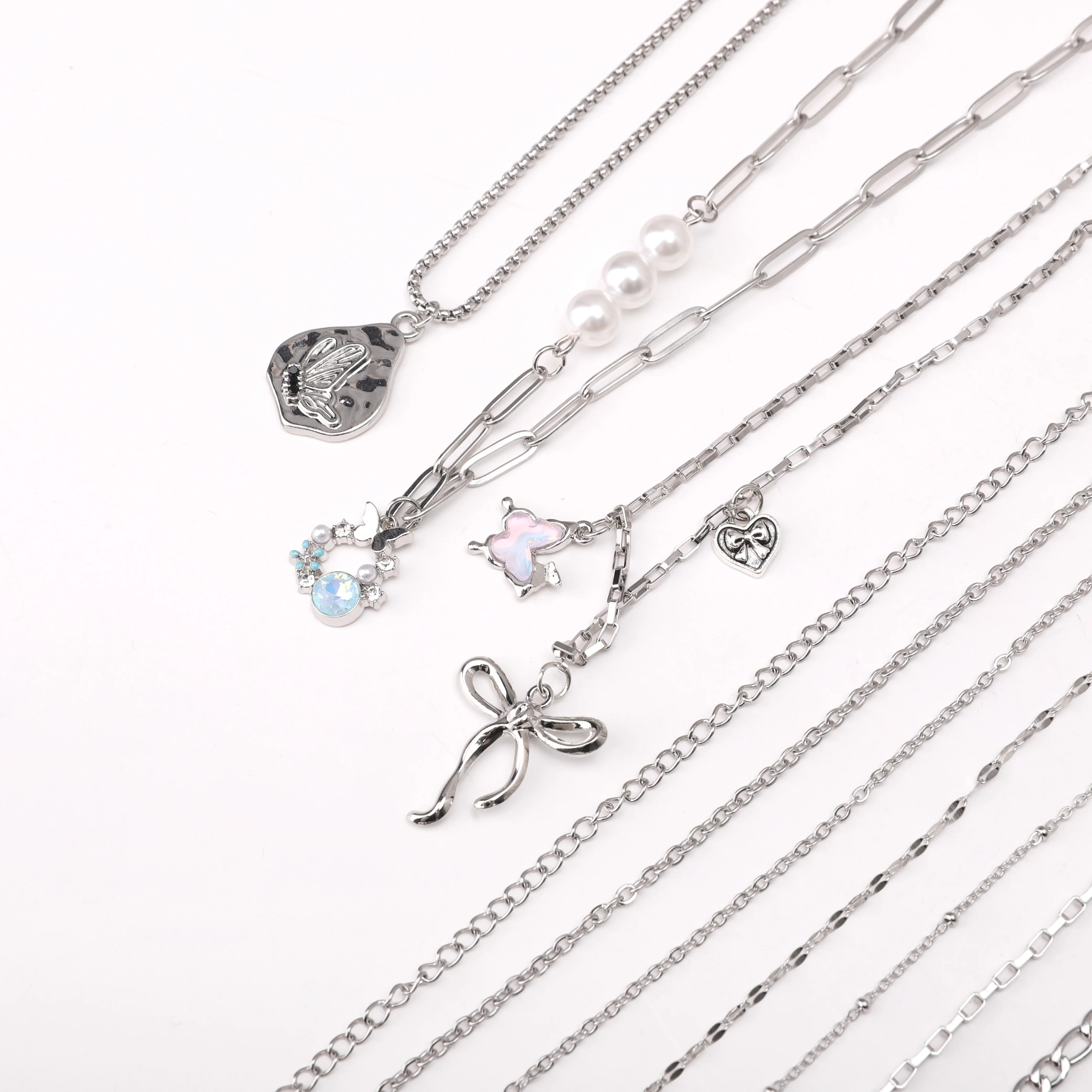 1m Stainless Steel Chain Multi-style Jewelry Chains for Jewelry Making DIY Bracelet Necklace Extender Chain Supplies for Jewelry thumbnail 4