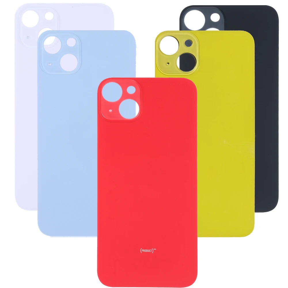 10Pcs Replacement Kit For 12 13 Pro Max Mini Big Large Camera Hole Rear Door Back Glass Battery Cover
