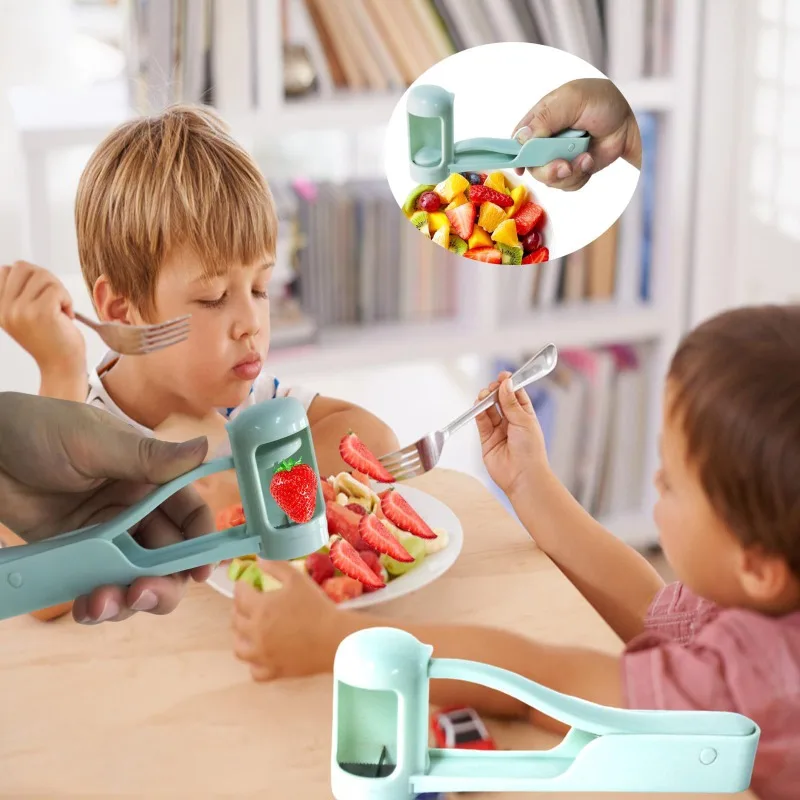 Tomato Slicer Cutter Grape Tools Cherry Fruit Salad Splitter Artifact for Toddlers Small Kitchen Accessories Cut Gadget for Baby thumbnail 5