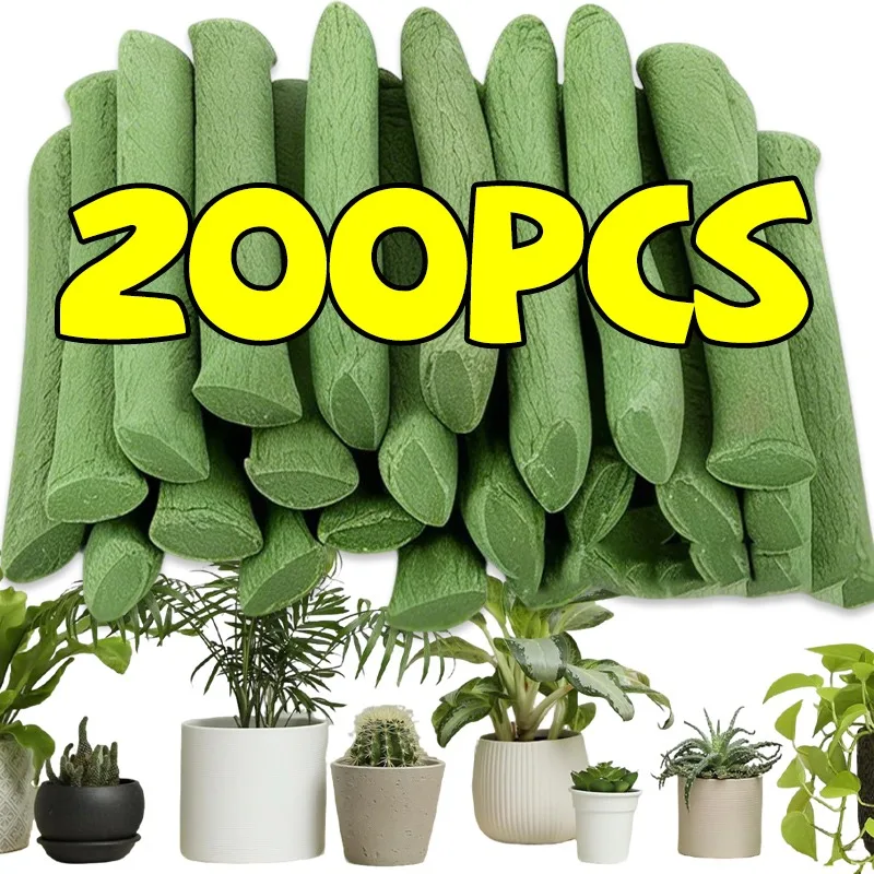 18/200x Plants Nutrition Stick Healthy Growth Nitrogen Phosphorus Potassium Plant Vegetables Flowers Compound Fertilizer Stick