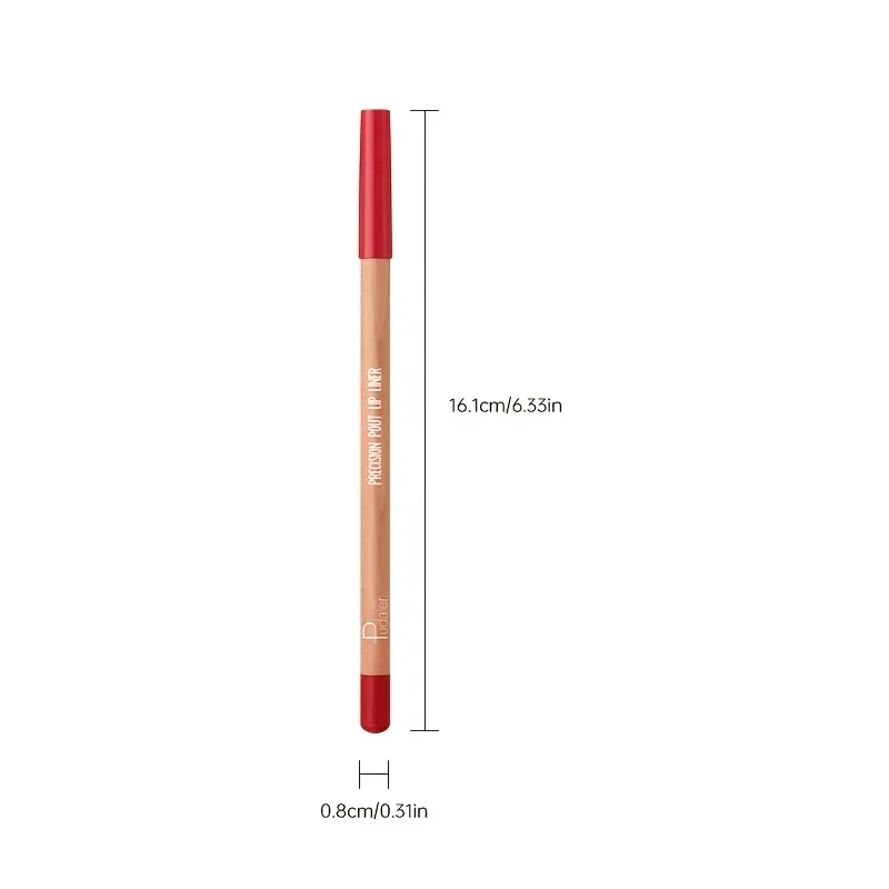 Nude Matte Lip Liner, Waterproof Long Lasting High Pigment Lip Pencil, Smooth Precise Lip Makeup Gift for Women thumbnail 6