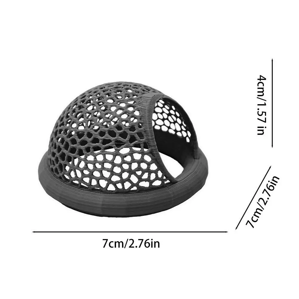 New Aquarium Floating Cave Fish Shrimp Hideout Shelter 3-in-1 Hammock Feeding Ring & Resting Spot for Betta Small Aquatic Pets thumbnail 6