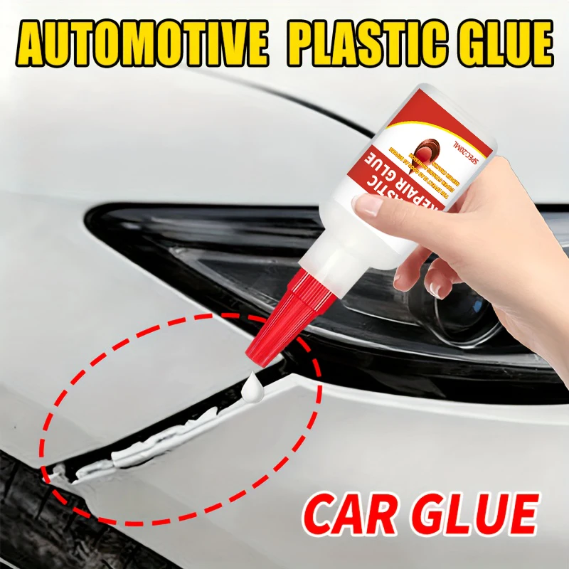 Car Bumper Repair Glue - Special Adhesive for Plastics, Repairs Plastic Parts, Rearview Mirror Base, Repairs Damage and Cracks, Car Body Plastic Adhesive, Strong Special Glue for Universal Welding thumbnail 2