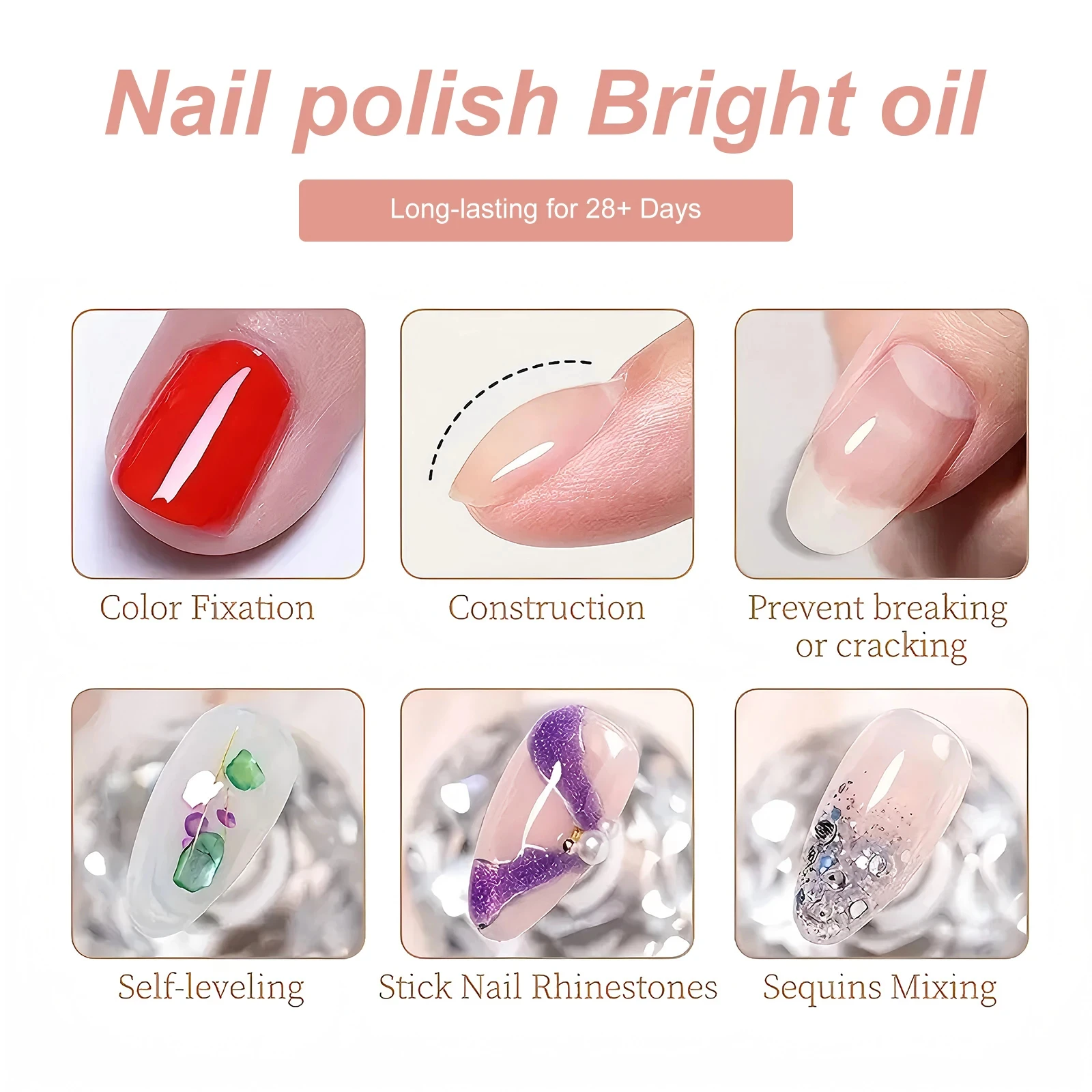 20ml Strong Nail Strengthener Calcium Protein Formula Strong Nails Hardener Protect Soft Thin Nails High Quality Repair Suppli thumbnail 6