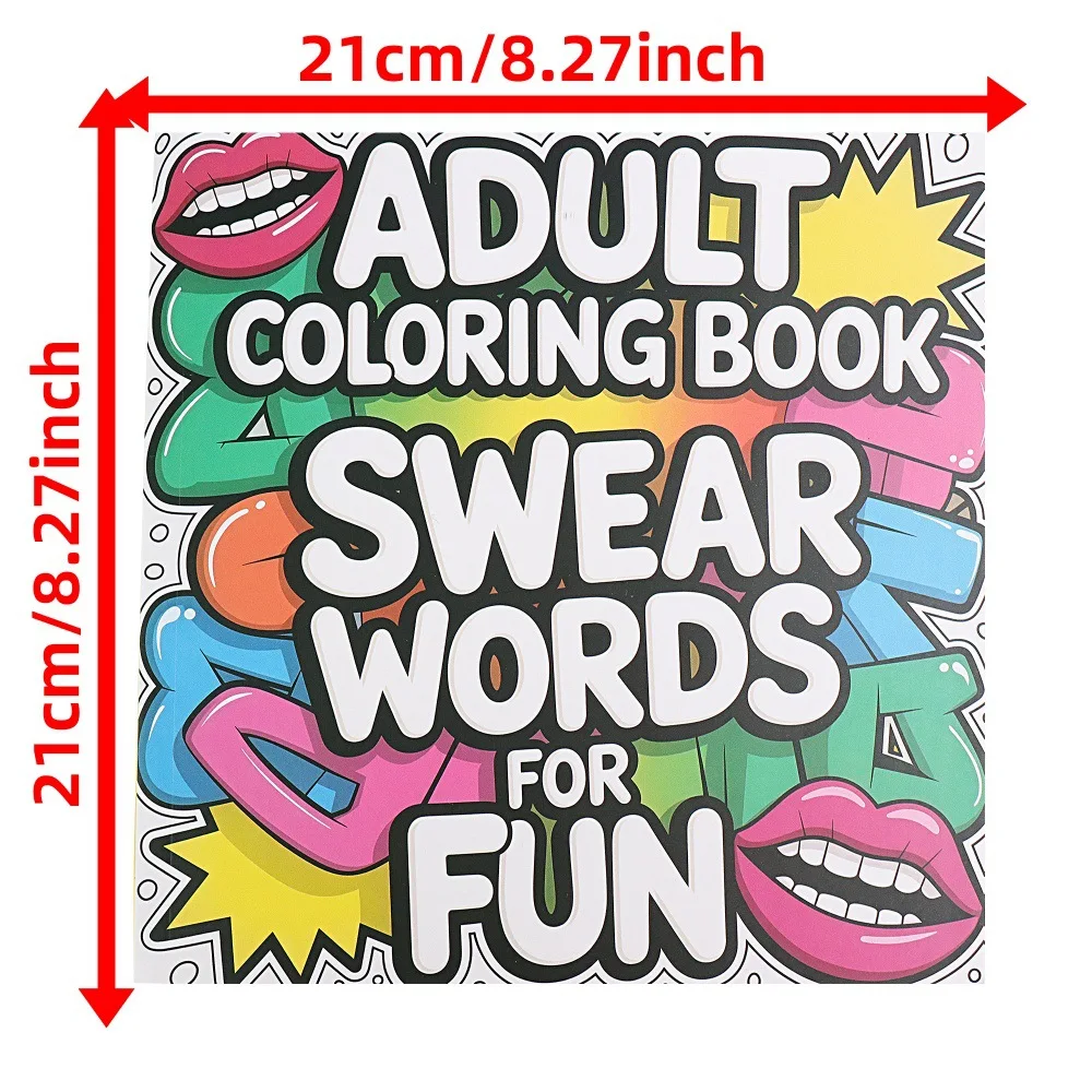 Adult Swear Word Coloring Book: Hilarious Profanity Designs for Stress Relief & Creative Expression Daily at Home thumbnail 5